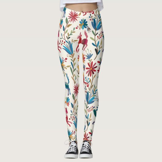 Otomi Inspired Design Leggings (Voorkant)