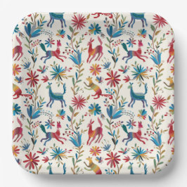 Otomi Inspired Design Papieren Bordje