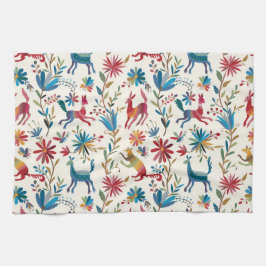 Otomi Inspired Design Theedoek