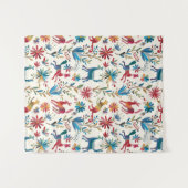 Otomi Inspired Design Wandkleed (Voorkant (horizontaal))