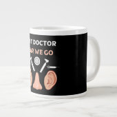 Otorhinolaryngoloog Extra Grote Beker (Voorkant rechts)