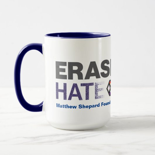 OTP Matthew Shepard Foundation Erase Hate 15 oz Mok (Links)