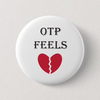 "OTP voelt"speld Ronde Button 5,7 Cm