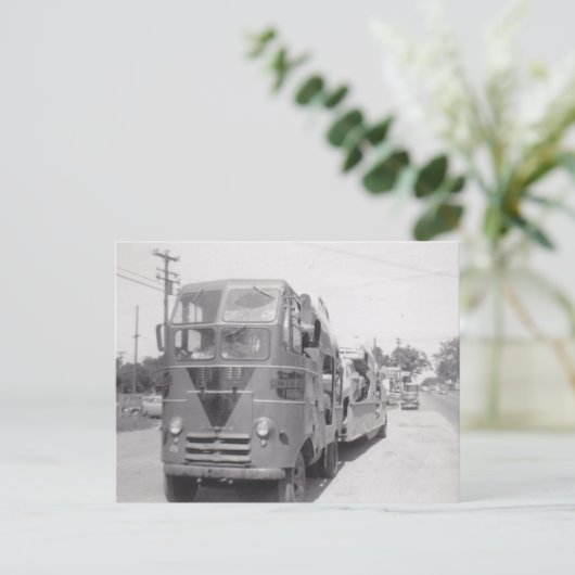 OTR-autowrakken briefkaart 1951 Vroege capaciteit (Staand voorkant)