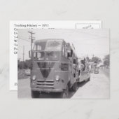 OTR-autowrakken briefkaart 1951 Vroege capaciteit (Voorkant / Achterkant)