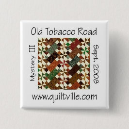 OTR-toets Vierkante Button 5,1 Cm