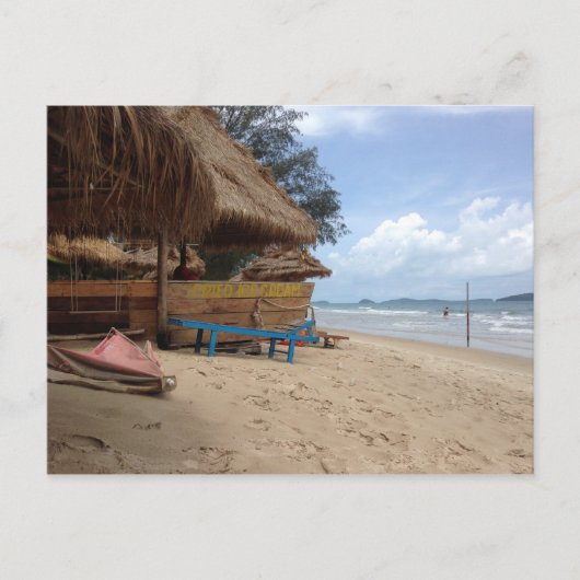 Otres Beach Briefkaart (Voorkant)