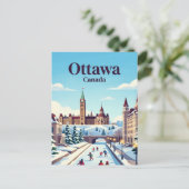 Ottawa, Canada Briefkaart (Staand voorkant)