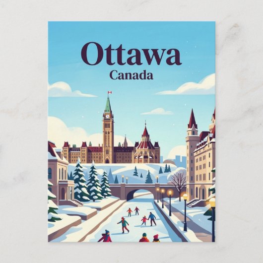 Ottawa, Canada Briefkaart (Voorkant)