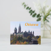 Ottawa Canada briefkaart (Staand voorkant)