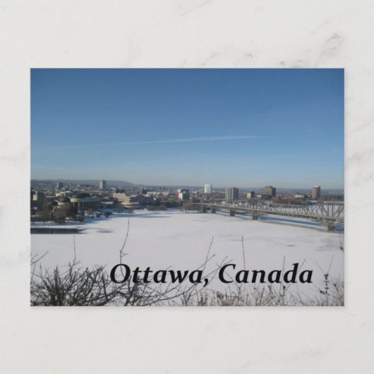 Ottawa Canada Briefkaart (Voorkant)
