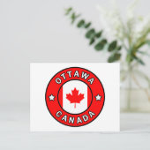 Ottawa Canada Briefkaart (Staand voorkant)