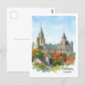 Ottawa, Canada. Carte postale (Devant / Derrière)
