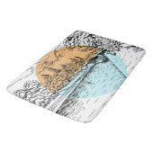 Ottawa Canada Illustration bat mats Badmat (Gekanteld)