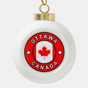Ottawa Canada Keramische Bal Ornament
