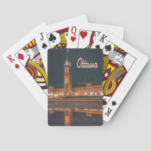 Ottawa Canada Ontario Parliament Hill Pokerkaarten