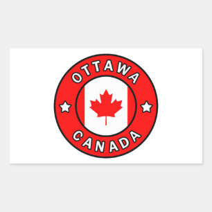 Ottawa Canada Rechthoekige Sticker