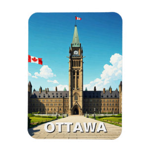 Ottawa Canada Reizen Magneet