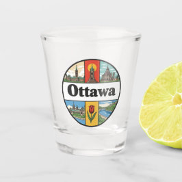 Ottawa Canada Reizen Shot Glas