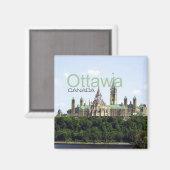 Ottawa Canada Reizen Souvenir Koelkast Magnet Magneet (Voorkant / Achterkant)