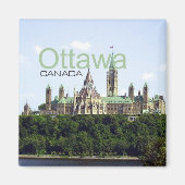 Ottawa Canada Reizen Souvenir Koelkast Magnet Magneet (Voorkant)