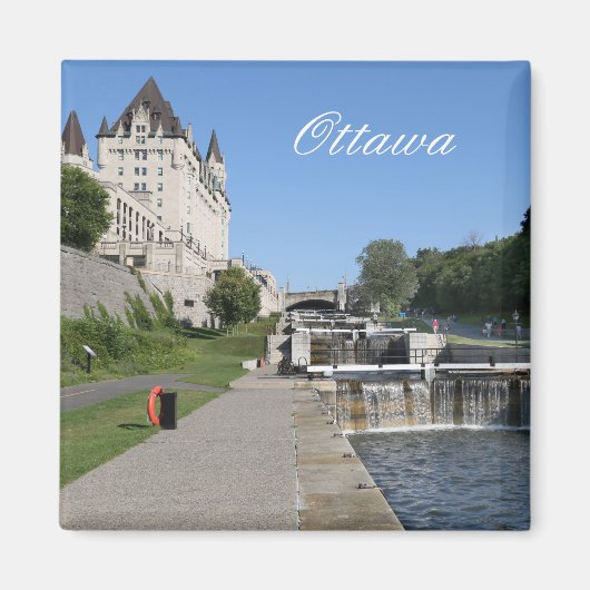Ottawa, Canada, Rideau Canal Magneet (Voorkant)