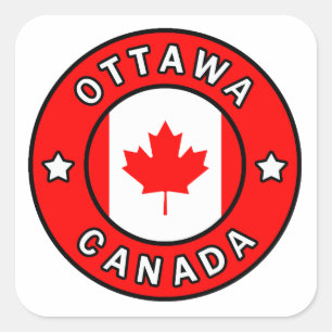 Ottawa Canada Vierkante Sticker
