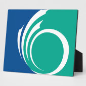 Ottawa City Flag on Plaque (Côté)