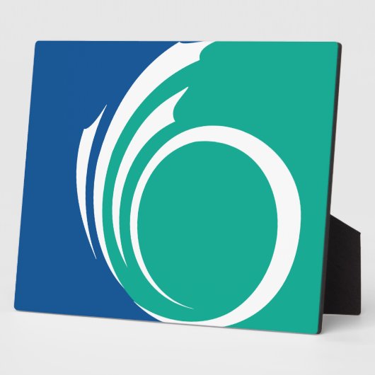 Ottawa City Flag on Plaque (Côté)