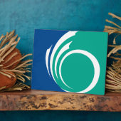 Ottawa City Flag on Plaque (Côté)