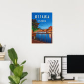 Ottawa: Dynamische hoofdstad van Canada Poster (Thuiskantoor)