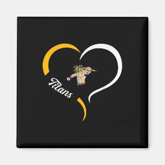 Ottawa-glandorf Titans Logo Half Heart Slogan HS Magneet