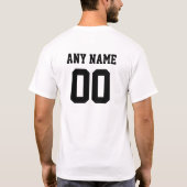 Ottawa Hockey History Lange hoes T-Shirt (Achterkant)