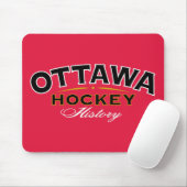 Ottawa Hockey History Red Muismat (Met muis)