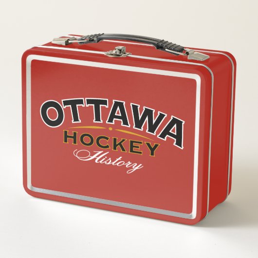 Ottawa Hockey Red Lunch Box (Voorkant)