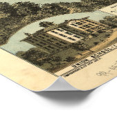 Ottawa Kansas 1872 Panorama Map Poster (Hoek)