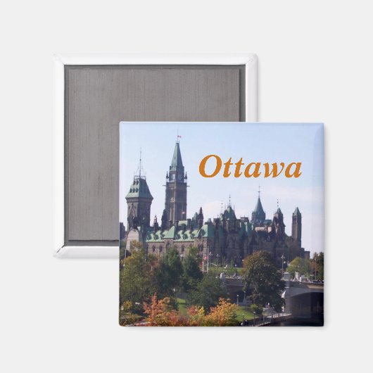 Ottawa magnet magneet (Voorkant / Achterkant)