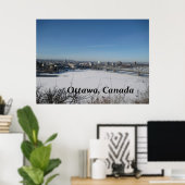 Ottawa Nederland Skyline Fotografie Poster (Thuiskantoor)