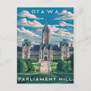 Ottawa parlement heuvel briefkaart