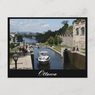 Ottawa, Rideau Canal, Laurier Briefkaart