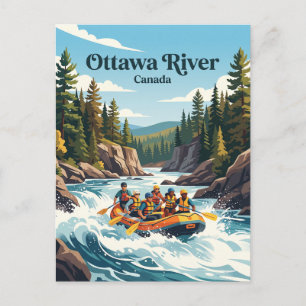 Ottawa rivier Canada Briefkaart