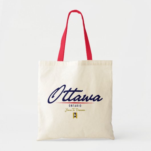 Ottawa-script Tote Bag (Voorkant)
