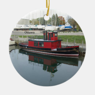Ottawa-sieroog Keramisch Ornament