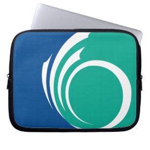 Ottawa-vlag op laptopsleeve laptop sleeve