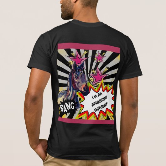 ottb club/geweldige horsey T-Shirt (Achterkant)