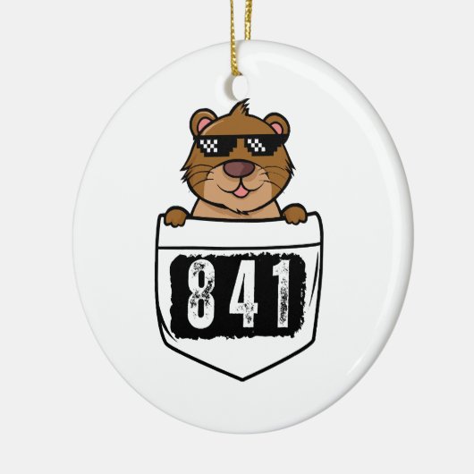 Otter 841 keramisch ornament (Links)