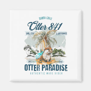 Otter 841 Surfen Otter 841 Californië Surfplank  Magneet