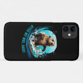Otter 841 Surfing Otter Ze steelt Surfboards Otte Case-Mate iPhone Case (Achterkant (horizontaal))