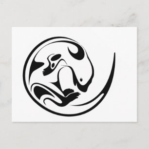 Otter afspelen briefkaart