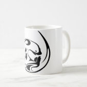 Otter afspelen koffiemok (Voorkant rechts)